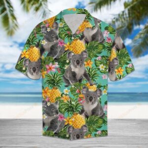 Tropical Pineapple Koala Multicolor Unique Design Hawaiian Shirt  - Thelegend59