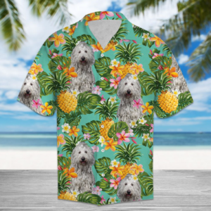 Tropical Pineapple Komondor Hawaiian Shirt  - Thelegend59
