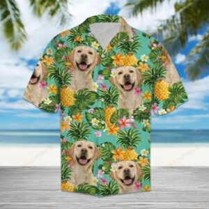 Tropical Pineapple Labrador Retriever Multicolor Nice Design Hawaiian Shirt  - Thelegend59