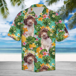 Tropical Pineapple Lagotto Romagnolo Hawaiian Shirt  - Thelegend59