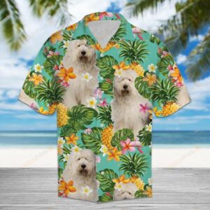 Tropical Pineapple Old English Sheepdog Multicolor Nice Design Hawaiian Shirt  - Thelegend59