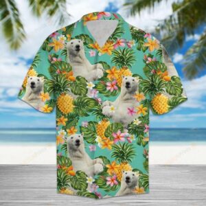 Tropical Pineapple Polar Bear Multicolor Unique Design Hawaiian Shirt  - Thelegend59