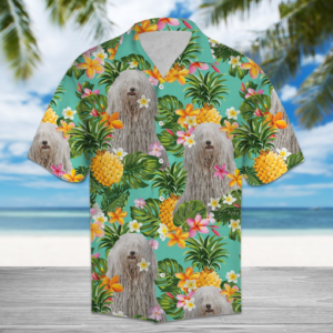 Tropical Pineapple Puli Hawaiian Shirt  - Thelegend59
