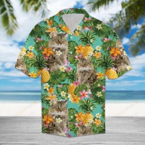 Tropical Pineapple Ragamuffin Multicolor Best Design Hawaiian Shirt  - Thelegend59