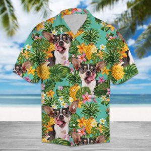 Tropical Pineapple Rat Terrier Hawaiian Shirt  - Thelegend59