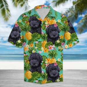 Tropical Pineapple Schnoodle Green Nice Design Hawaiian Shirt  - Thelegend59