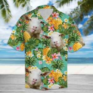 Tropical Pineapple Sheep Multicolor Amazing Design Hawaiian Shirt  - Thelegend59