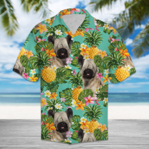 Tropical Pineapple Skye Terrier Hawaiian Shirt  - Thelegend59