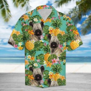 Tropical Pineapple Skye Terrier Multicolor Nice Design Hawaiian Shirt  - Thelegend59