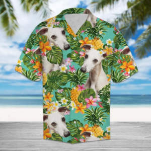 Tropical Pineapple Whippet Hawaiian Shirt  - Thelegend59