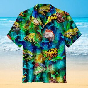 Tropical Rain Frog Hawaiian Shirt  - Thelegend59