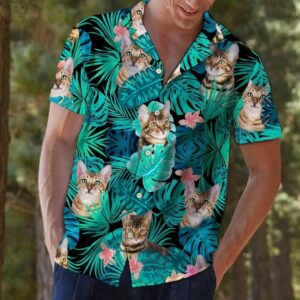Tropical Toyger Green Unique Design Hawaiian Shirt  - Thelegend59