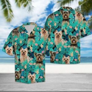 Tropical Yorkshire Hawaiian Graphic Print Short Sleeve  - Thelegend59
