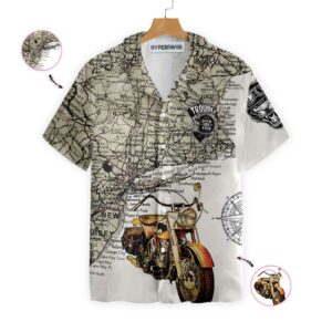 Trouble Makers Born To Ride Custom Hawaiian Shirt - Unique Motorcycle Hawaiian Shirtss  - Thelegend59
