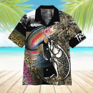Trout Fish Hawaiian Shirt  - Thelegend59