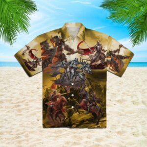 True Knights Never Give Up Hawaiian Shirt  - Thelegend59