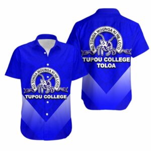 Tupou College Toloa Hawaiian Shirt Style  - Thelegend59