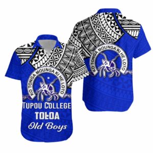 Tupou College Toloa Old Boys Hawaiian Shirt Lt4  - Thelegend59