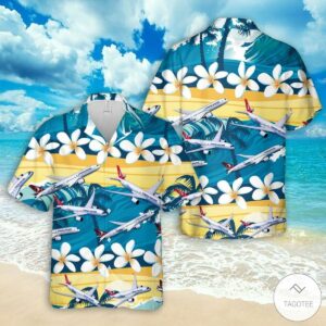 Turkish Airlines Airbus Hawaiian Shirt  - Thelegend59