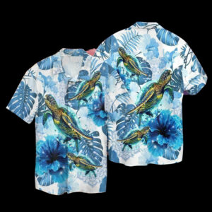 Turtle Colorful Amazing Hawaiian Shirt Clothing  - Thelegend59