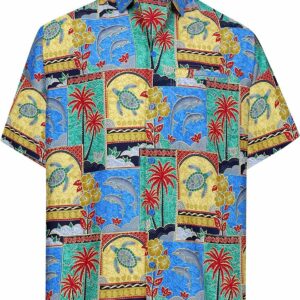 Turtle Colorful High Quality Hawaiian Shirt  - Thelegend59