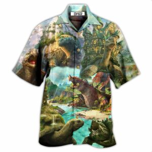 Turtle Giant Dreams - Hawaiian Shirt - For Men And Women - Kids  - Thelegend59