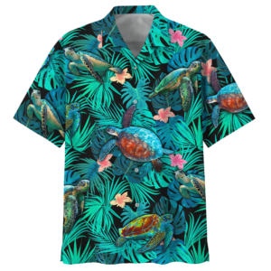 Turtle Sea Pattern Hawaiian Shirt  - Thelegend59