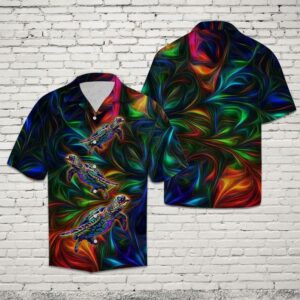 Turtle Summer Multicolor Unique Design Hawaiian Shirt  - Thelegend59