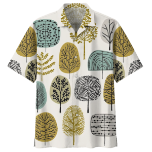 Twig Botanical Hawaiian Shirt  - Thelegend59