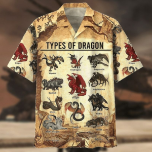 Types Of Dragon Hawaiian Shirt  - Thelegend59