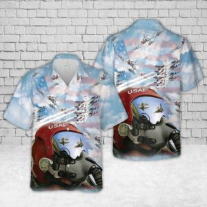 U.S. Air Force Thunderbirds Pilot Hawaiian Shirt  - Thelegend59