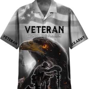 U.S Army Veteran - Honor The Fallen Hawaiian Shirt - For Men And Women - Kids  - Thelegend59