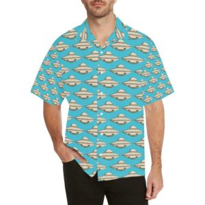 Ufo Print Design Hawaiian Shirt  - Thelegend59
