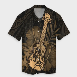 Ukulele Flower Hawaiian Shirt  - Thelegend59