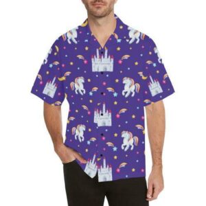 Unicorn Casttle Hawaiian Shirt  - Thelegend59