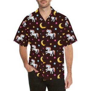 Unicorn Moon Star Hawaiian Shirt  - Thelegend59