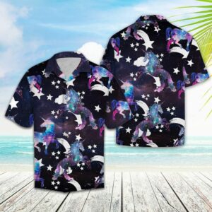 Unicorn Multicolor Awesome Design Hawaiian Shirt  - Thelegend59