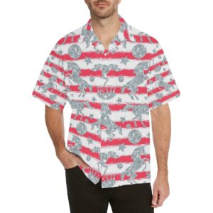 Unicorn Silver Pattern Men'S All Over Print Hawaiian Shirt  - Thelegend59