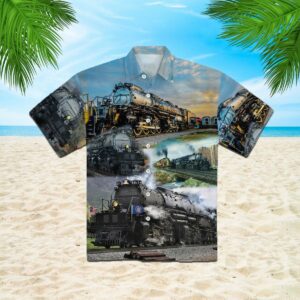Union Pacific Big Boy Aop Hawaiian Shirt  - Thelegend59