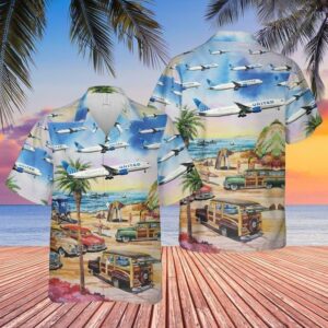 United Airlines Hawaiian Shirt  - Thelegend59