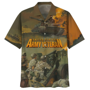 United States Army Veteran Hawaiian Shirt - For Men And Women - Kids  - Thelegend59