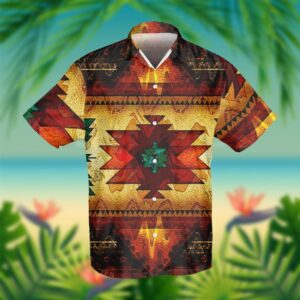 United Tribes Brown Hawaiian Shirt  - Thelegend59