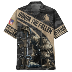 Us.Army Honor The Fallen Hawaiian Shirt - For Men And Women - Kids  - Thelegend59