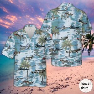 Us Air Craft Palm Tree 4Th Of July Hawaiian Aloha Hawaiian Shirtss  - Thelegend59