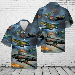 Us Air Force Douglas Ac-47 Spooky Hawaiian Shirt  - Thelegend59
