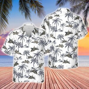 Us Air Force Lockheed Martin F35 Lightning Hawaiian Shirt  - Thelegend59