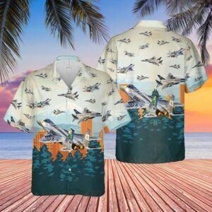 Us Air Force Oregon Air National Guard Hawaiian Shirt  - Thelegend59