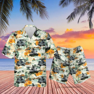 Us Air Force Sikorsky Mh-53 Pave Low Hawaiian Shirt Set - Unisex -  - Thelegend59