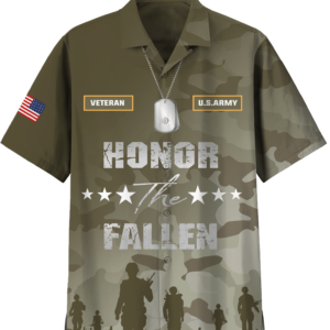 Us Army Veteran - Honor The Fallen Hawaiian Shirt - For Men And Women - Kids  - Thelegend59