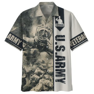 Us Army Veteran In War Hawaiian Shirt - For Men And Women - Kids  - Thelegend59